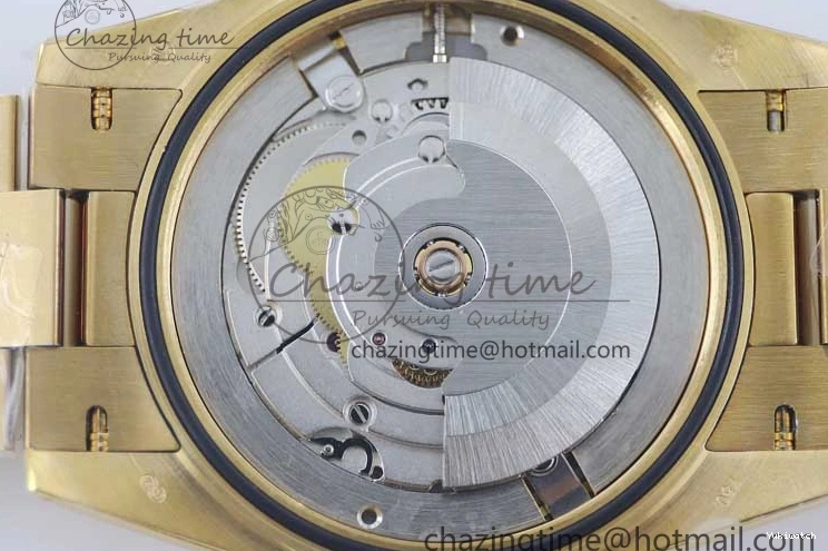 Bracelet YG 40mm Steel 904L 1:1 on YG TWF Dial Edition A2836 Best Crystal Date YG Day 0311